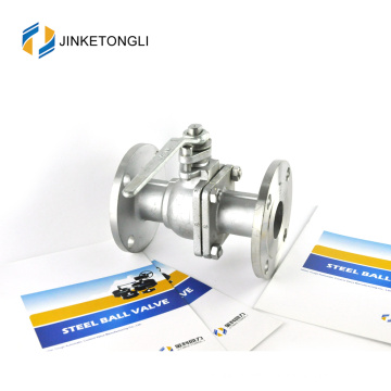 JKTLFB041 spring return a216 wcb 2pc stainless steel nylon ball valve